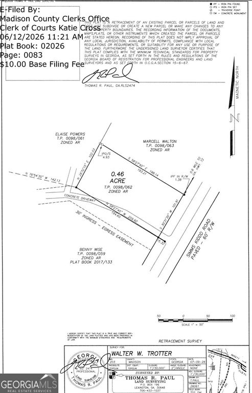 0 Sims Kidd Road, Comer, GA 30629 — exterior