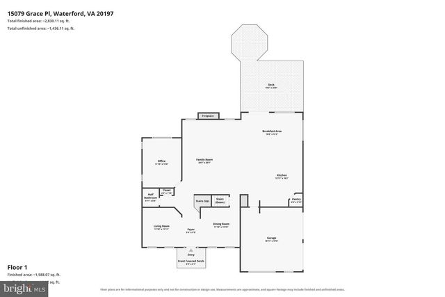 15079 GRACE PL, Waterford, VA 20197