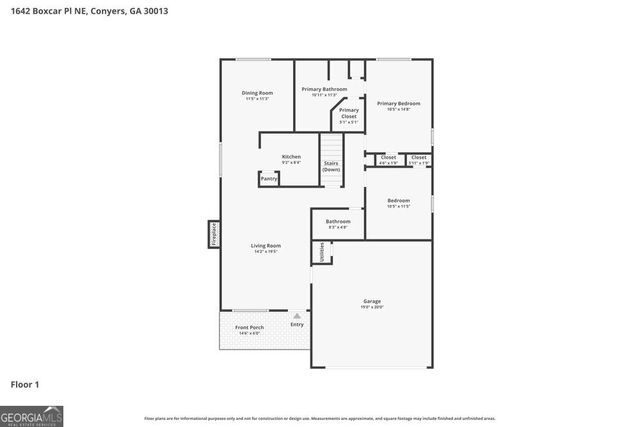 1642 Boxcar Place NE, Conyers, GA 30013