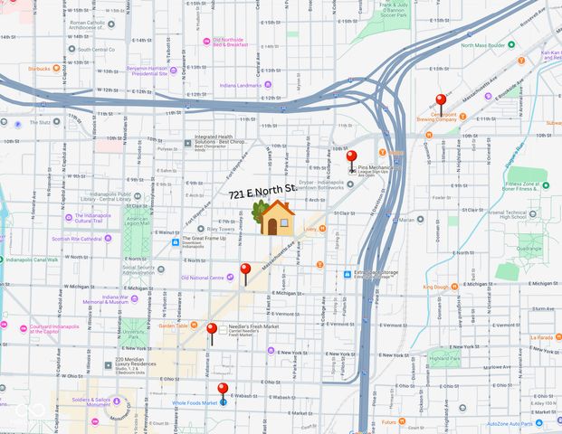 721 E North Street APT 1C, Indianapolis, IN 46202