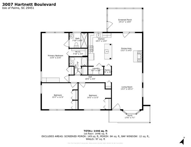 3007 Hartnett Boulevard, Isle Of Palms, SC 29451