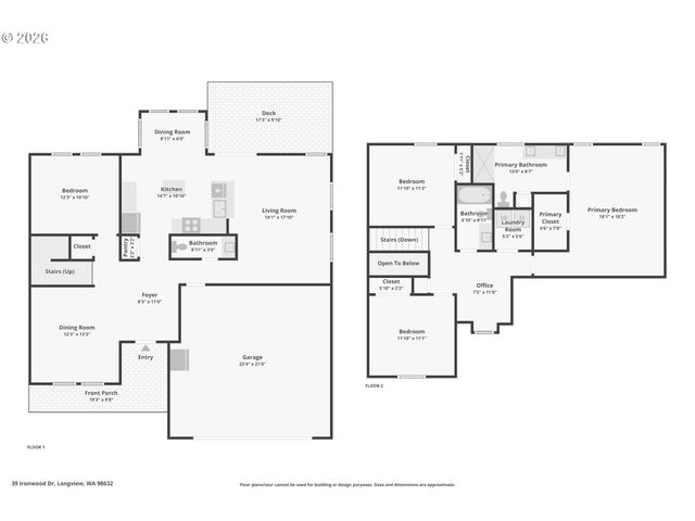 39 IRONWOOD Dr, Longview, WA 98632