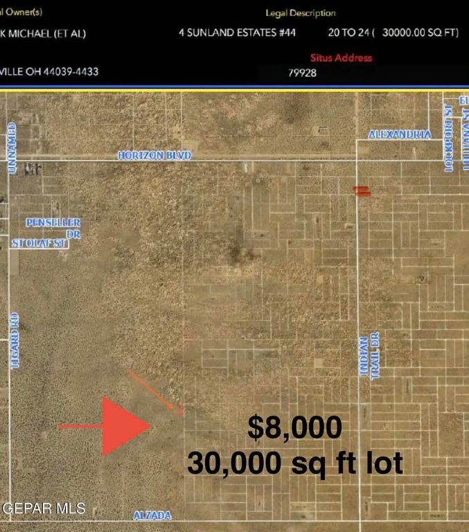 TBD TBD Sunland Estates Boulevard, Horizon City, TX 79928