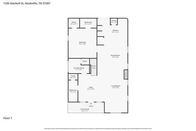 1105 Stockell St, Nashville, TN 37207