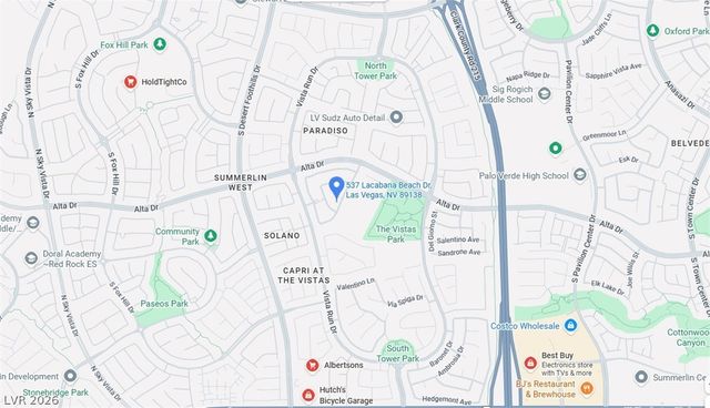 537 Lacabana Beach Drive, Las Vegas, NV 89138