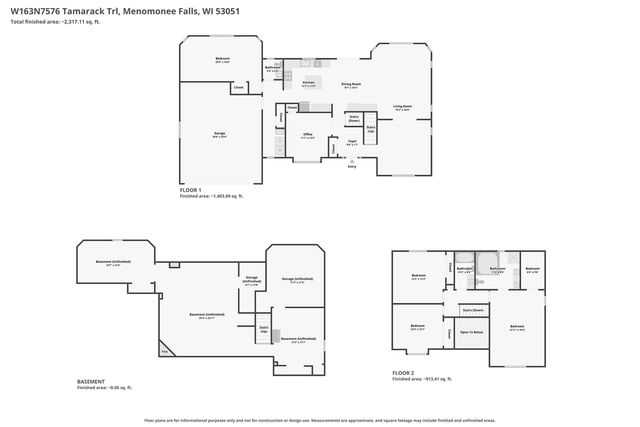 W163N7576 Tamarack TRAIL, Menomonee Falls, WI 53051