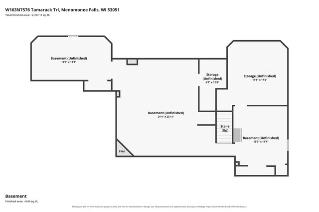W163N7576 Tamarack TRAIL, Menomonee Falls, WI 53051