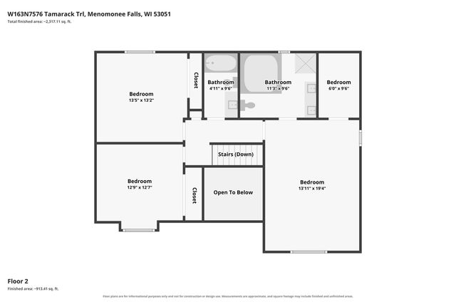 W163N7576 Tamarack TRAIL, Menomonee Falls, WI 53051