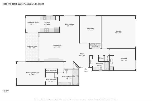 1110 NW 105th Way, Plantation, FL 33322