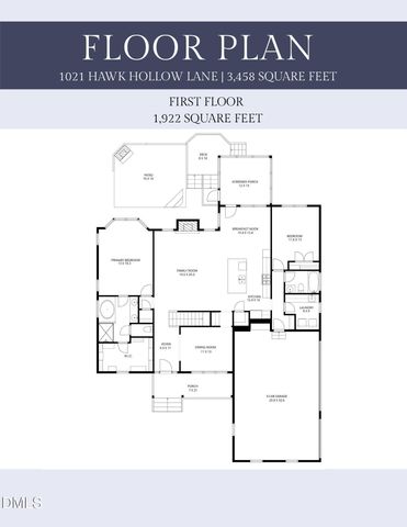 1021 Hawk Hollow Lane, Wake Forest, NC 27587