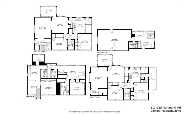 113-115 Nottinghill Rd, Boston, MA 02135