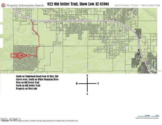 922 OLD SETTLER Trail 390, Show Low, AZ 85901