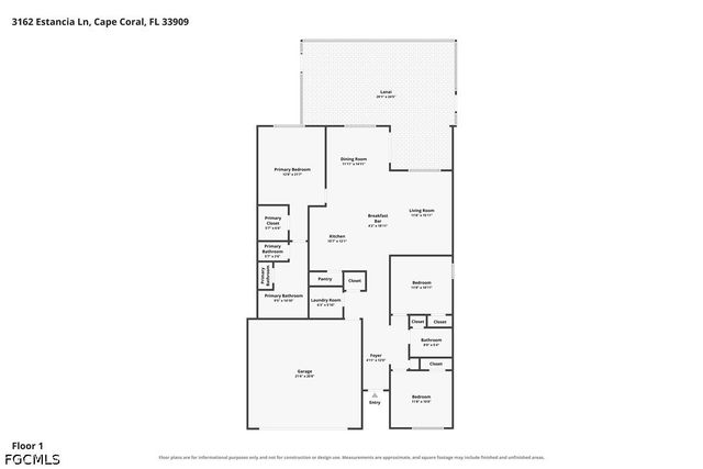 3162 Estancia LN, Cape Coral, FL 33909