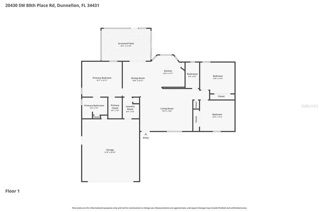 20430 SW 80TH PLACE ROAD, Dunnellon, FL 34431