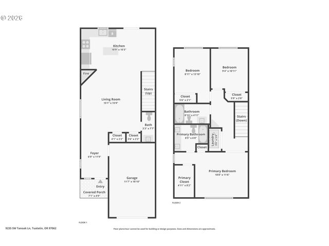 9235 Sw TANOAK Ln, Tualatin, OR 97062