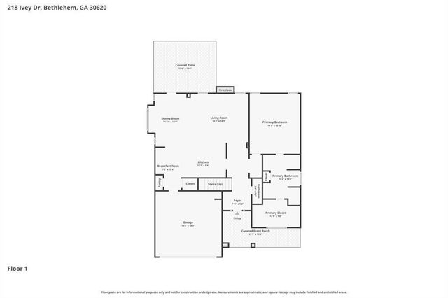 218 Ivey Drive, Bethlehem, GA 30620