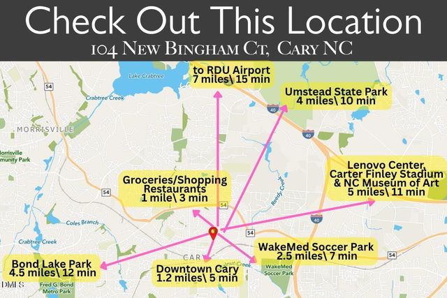 104 New Bingham Court, Cary, NC 27513