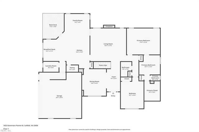 1933 Governors Pointe DR, Suffolk, VA 23436