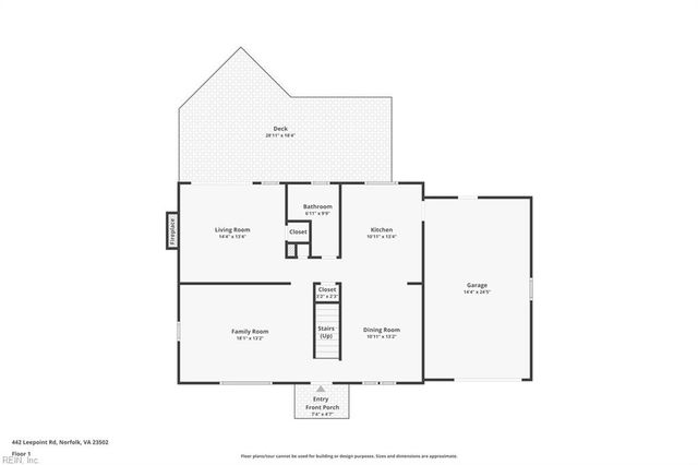 442 Leepoint RD, Norfolk, VA 23502