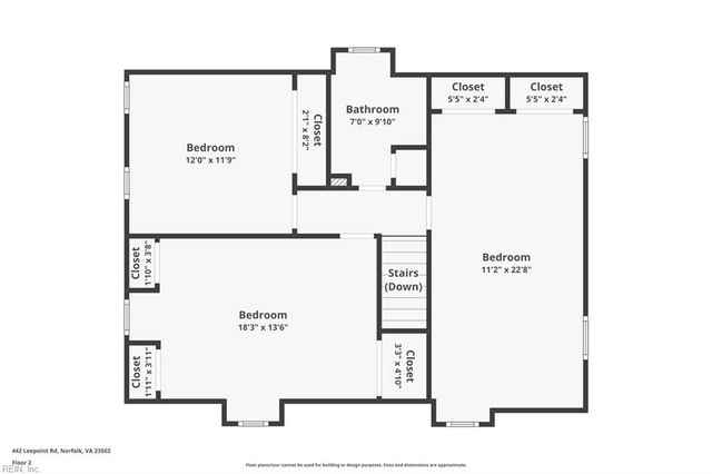 442 Leepoint RD, Norfolk, VA 23502