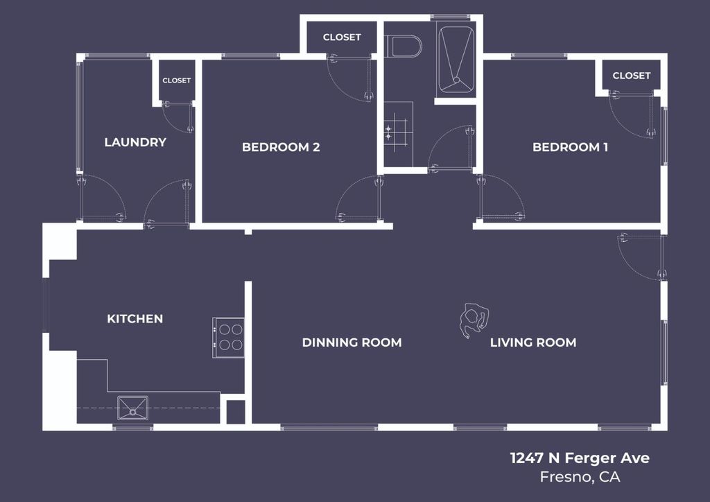 Image 38 of property listing at 1247 N Ferger Avenue, Fresno, CA 93728