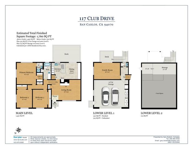 117 Club Drive, San Carlos, CA 94070