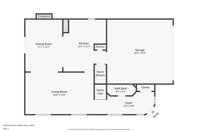 22429 KARLOV Avenue, Richton Park, IL 60471
