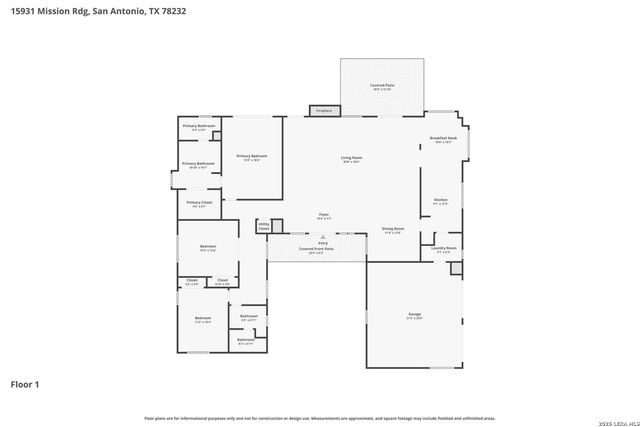 15931 MISSION RDG, San Antonio, TX 78232