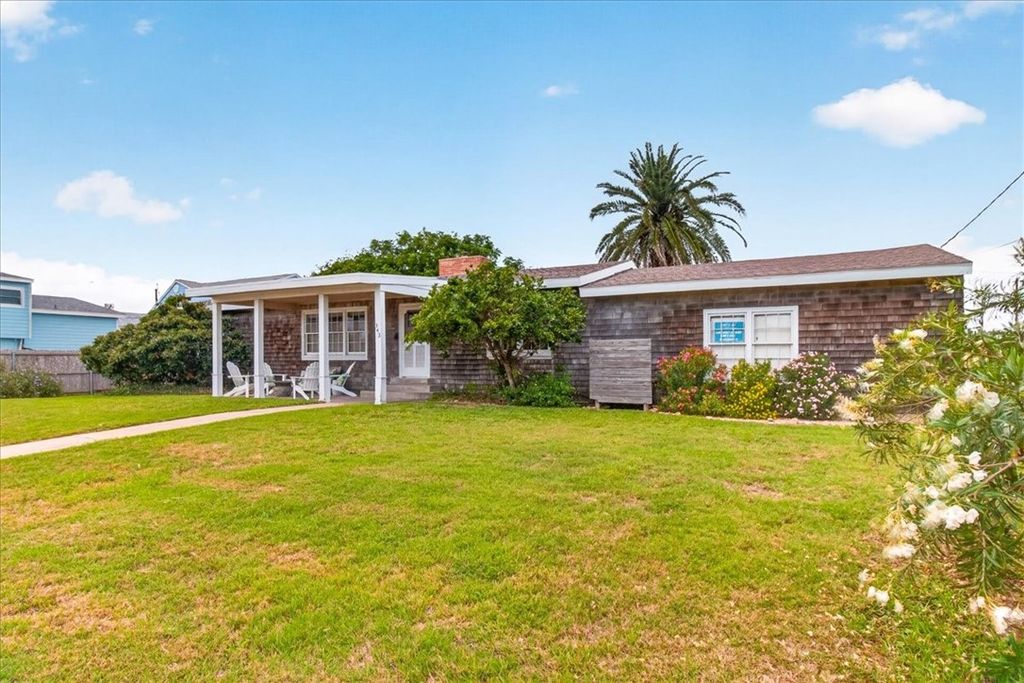 343 Oleander St, Port Aransas, TX 78373 — exterior