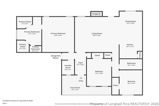4122 Edward E Maynor Drive, Hope Mills, NC 28348