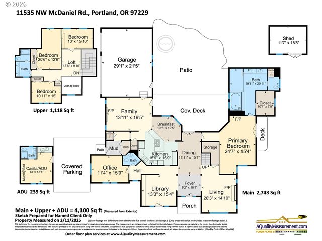 11535 Nw MCDANIEL Rd, Portland, OR 97229