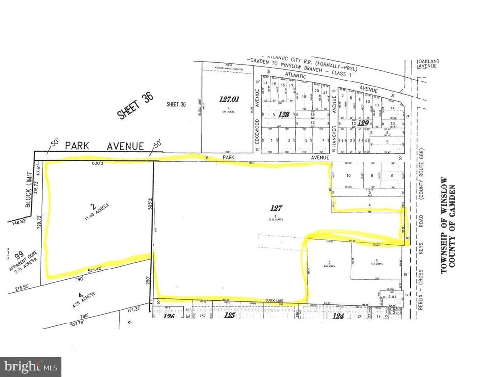 LOT 1 & 2 CROSS KEYS RD, BERLIN, NJ 08009 — exterior