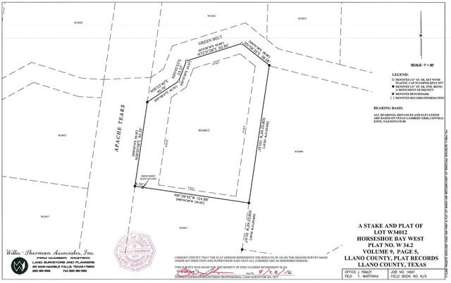 W34012 Apache Tears, Horseshoe Bay, TX 78657