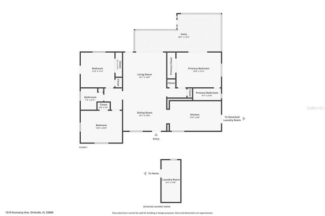 1519 DUNSANY AVENUE, Orlando, FL 32806