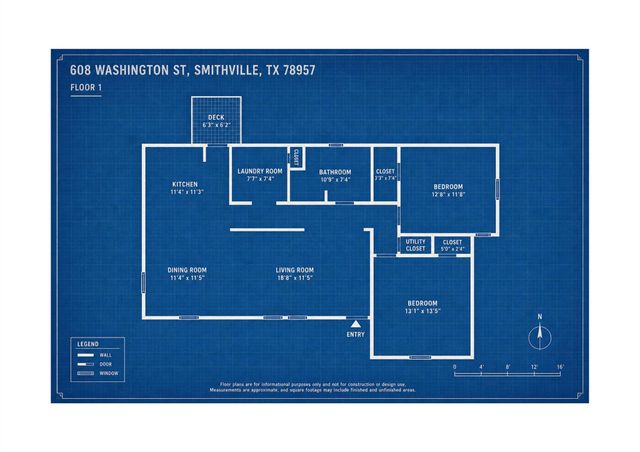 608 Washington ST, Smithville, TX 78957