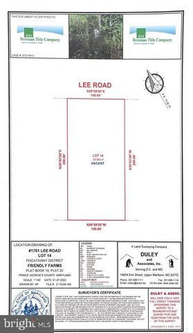 1701 LEE RD, Fort Washington, MD 20744