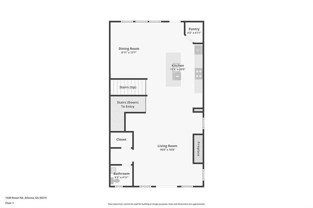 1328 Rosen Road, Brookhaven, GA 30319