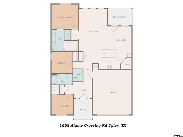 1668 Alamo Crossing Rd, Tyler, TX 75701