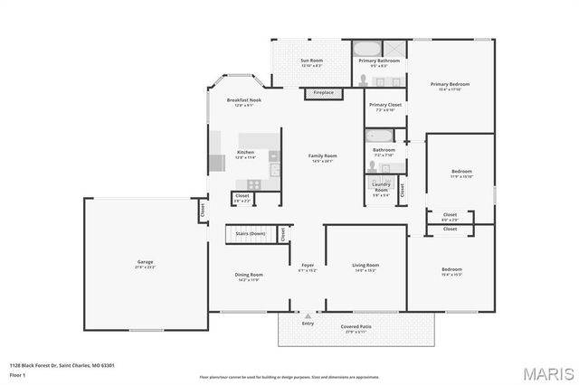 1128 Black Forest Drive, St Charles, MO 63301