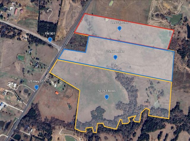 35+ Acres US Highway 377, Gordonville, TX 76245