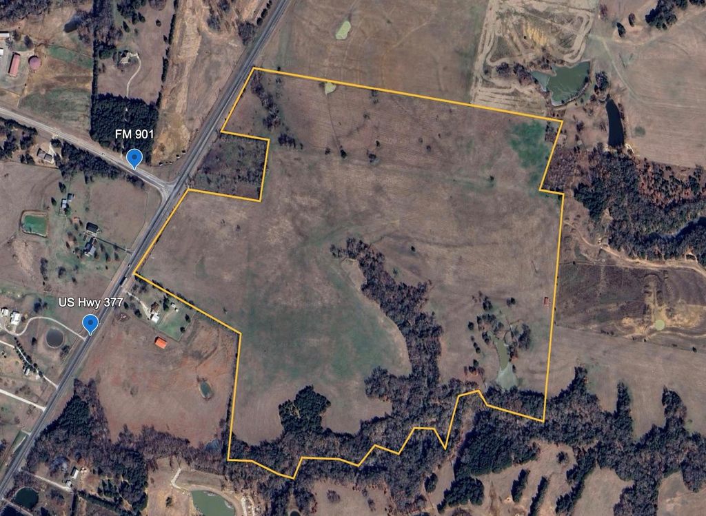 35+ Acres US Highway 377, Gordonville, TX 76245