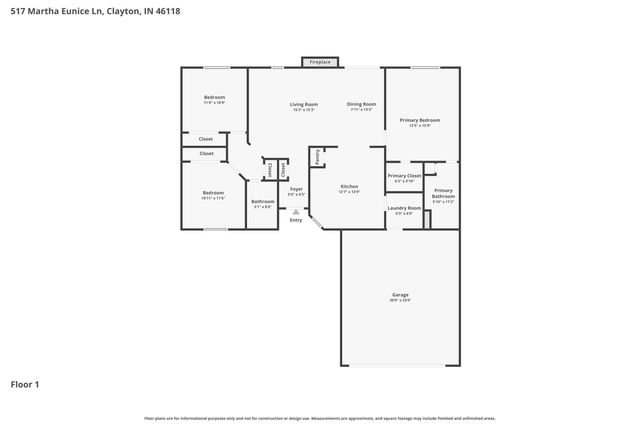 517 Martha Eunice Lane, Clayton, IN 46118