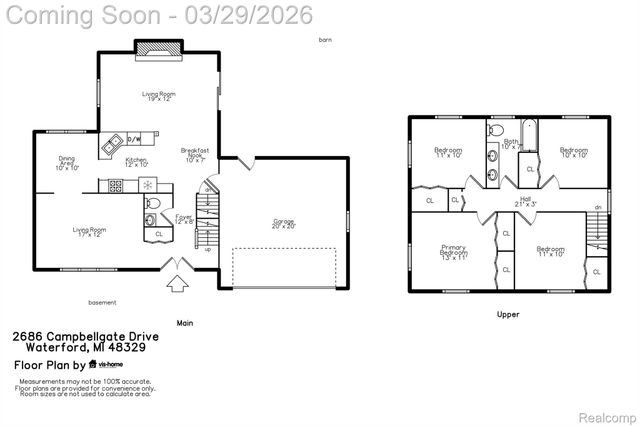 2686 Campbellgate Drive, Waterford Charter Township, MI 48329