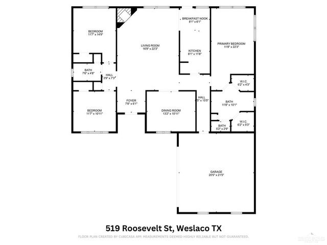 519 Roosevelt Street, Weslaco, TX 78599