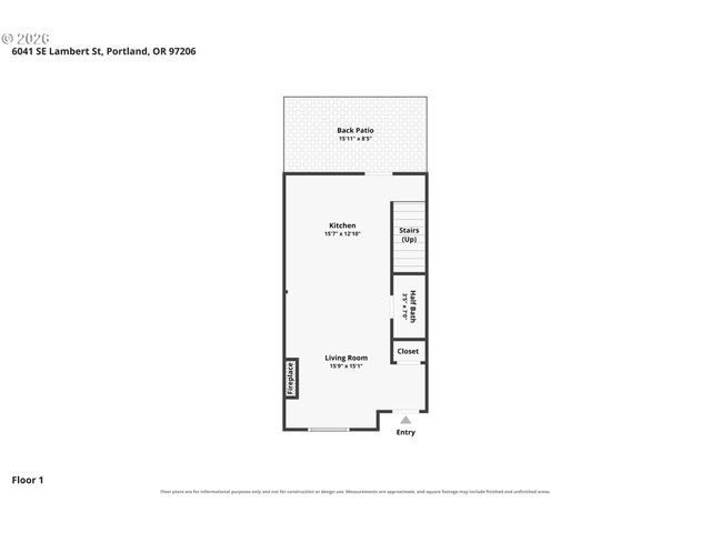 6041 Se LAMBERT St, Portland, OR 97206