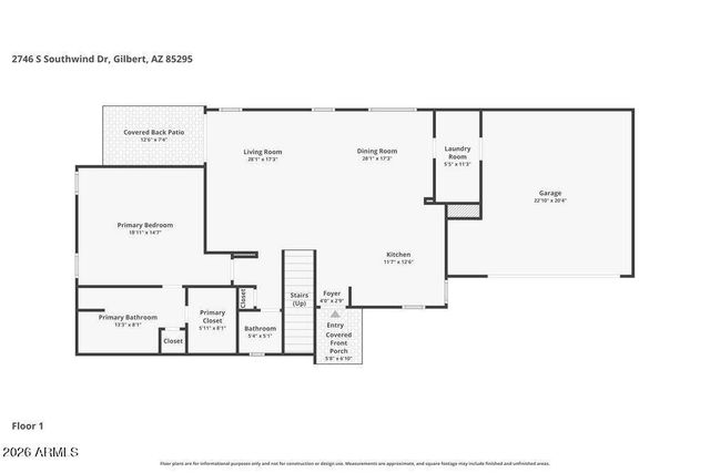 2746 S Southwind Drive, Gilbert, AZ 85295