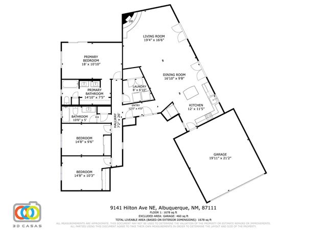 9141 HILTON Avenue NE, Albuquerque, NM 87111