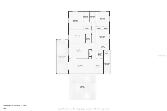 1405 DOLPHIN DRIVE, Lakeland, FL 33801