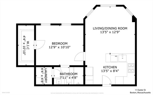 11 Exeter Street 2, Boston, MA 02116