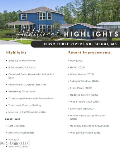 15392 Three Rivers Road, Biloxi, MS 39532